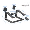 PureMounts Laptop Stand, Ultra-Slim, Ergonomic Aluminium Notebook Holder with Ventilation