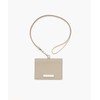 agnes b QAW05-12 Women's Pass Case, beige