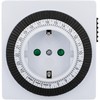 UNITEC Indoor Mechanical Daily Timer, IP20, Attractive Square Shape, Analogue,