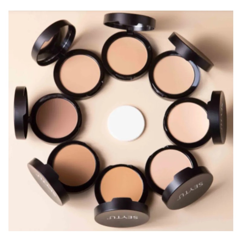 Maquillaje En Polvo 2 En 1 A Prueba De Agua
