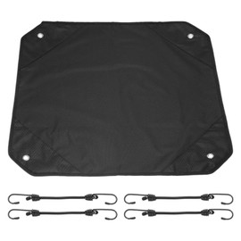 PATIKIL Central Air Conditioner Cover, 24x24 Outside AC Units Cover Central AC Covers Dustproof Top Cover for Outdoor Unit, Black