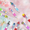 BAISDY 24Pcs Fun Pens Multicolor Pen in One, 4-in-1 Cute