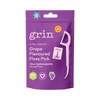 Grin Ultra Smooth Grape Flavoured Floss Picks, 80 Picks