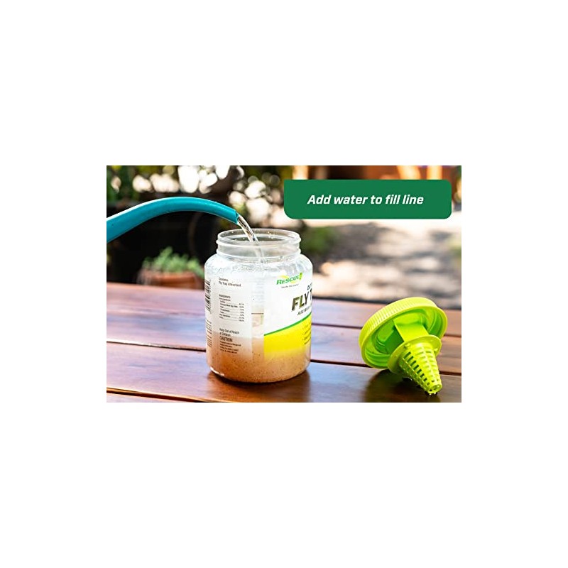 RESCUE! Outdoor Fly Trap - Reusable and Effective Pest Control