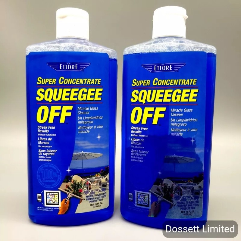 Ettore Squeegee-Off Window Cleaning Soap, 16oz 2-pack - MAKES 32