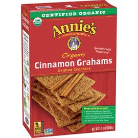 Annie's Organic Graham Crackers, Cinnamon Grahams, 14.4 oz