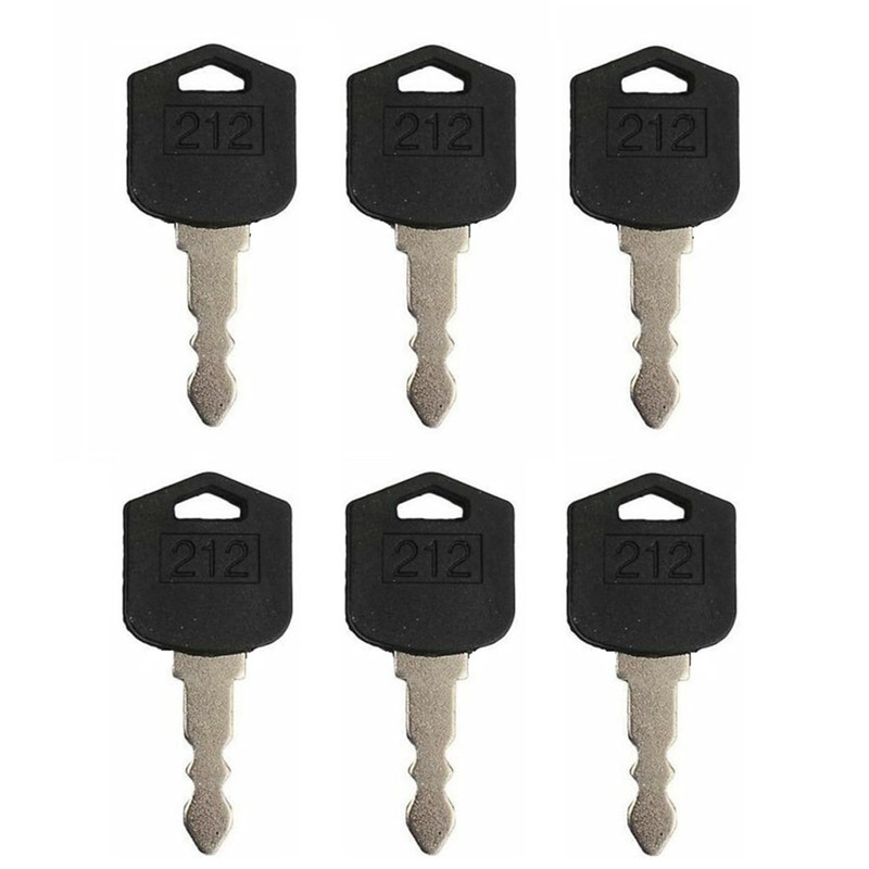 GAOHOU 6PCS Forklift 212 Ignition Key Compatible with Doosan &
