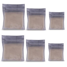 3Pcs Mesh Laundry Bags for Delicates with Premium Zipper, Travel Storage Organize Bag, Clothing Washing Bags for Laundry (GRAY, 6)