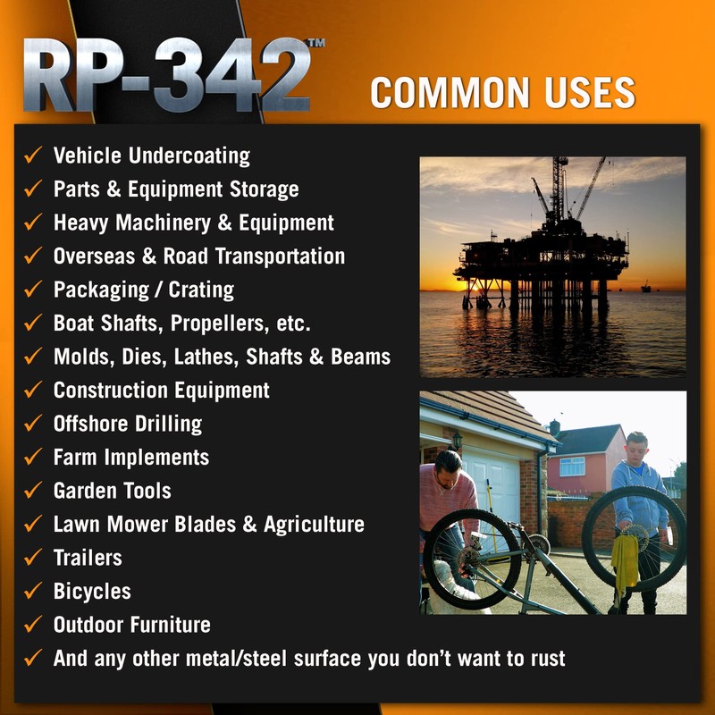 RP Military-Grade Rust Preventatives Cosmoline RP-342 Heavy Rust Preventative (Military-Grade)
