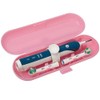 Plastic Electric Toothbrush Travel Case for Oral-B Pro Series, Pink