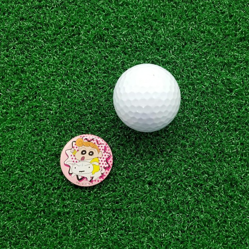 HOKUSHIN TRADING MK0492 Golf Ball Marker Crayon Shin-chan Acrylic Marker