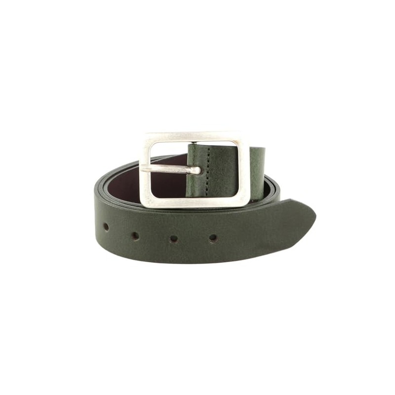 Vanzetti Neon Booster 35 mm Full Leather Belt W80 Olive,