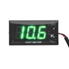 Universal LCD Motorcycle Voltmeter Ultra Thin Waterproof Voltmeter with Left