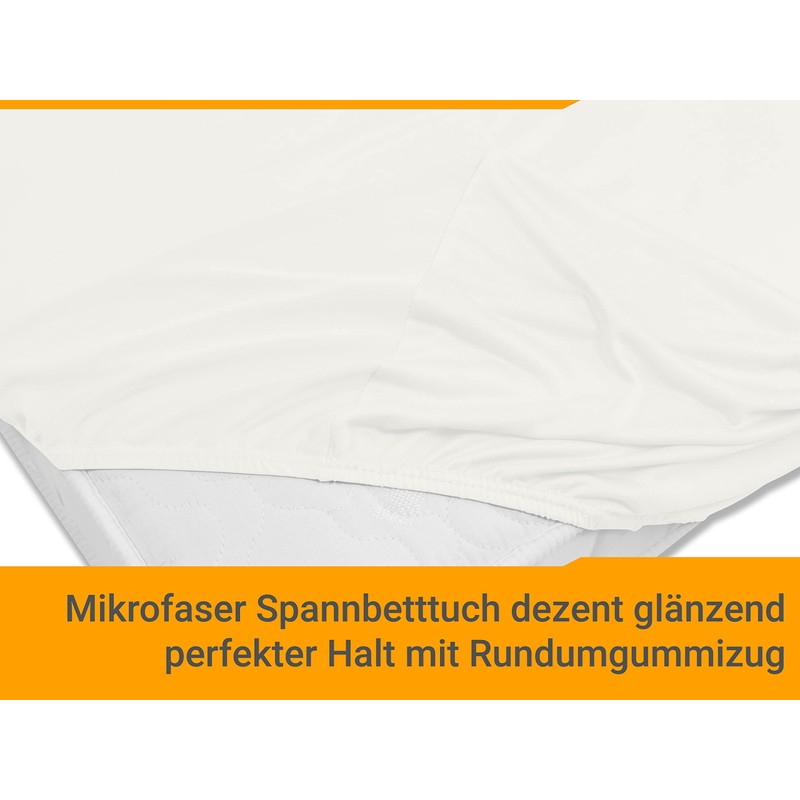 Npluseins Micro-fibre Fitted Sheet – Breathable and Suitable for Allergy