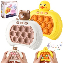 Nasjac Fidget Pop It Electronico, Pop Push It Pro Game, Bubble Juego Sensorial Antiestrés con Voz para Niños, Puzzle Game Machine Juguete Didacticos, para Aliviar El Estrés