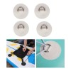 4 Pieces D Rings Patch D Rings Pad Portable Durable