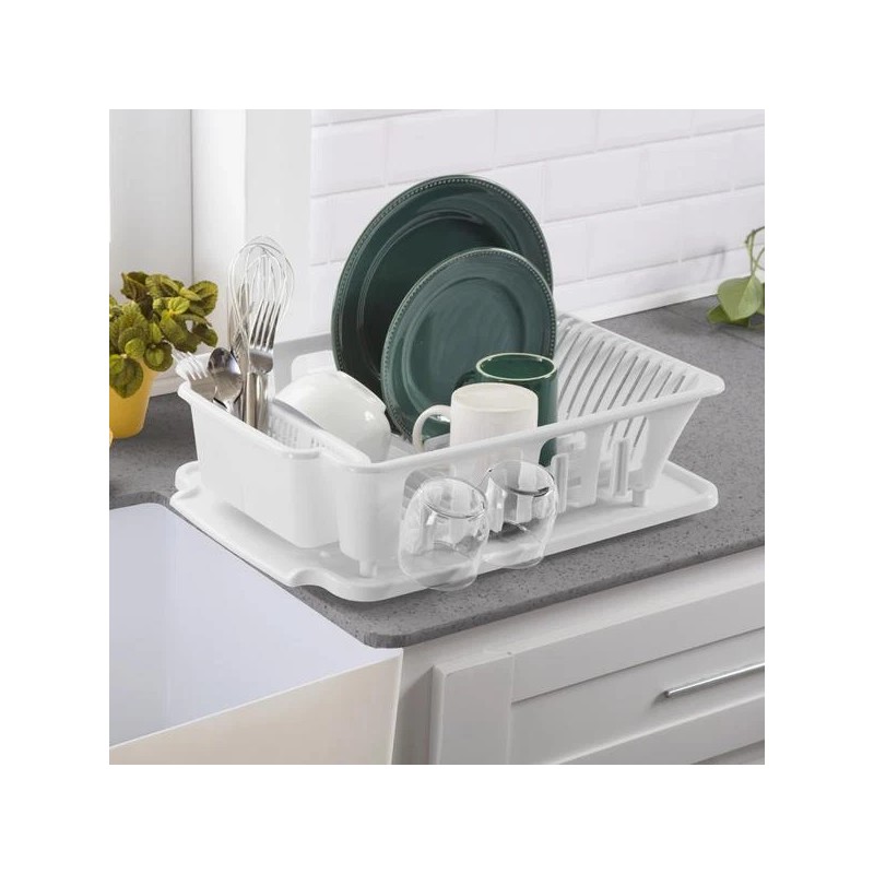 Sterilite New Sterilite 2-Piece Large Kitchen Sink Tabletop Set Dish