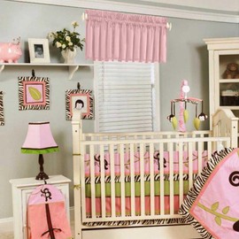 Ladity Pink Valance for Windows Kitchen Valance Room Darkening Valances for Living Room 52" W X 18" L Rod Pocket Small Window Valance, 1 Panel Set