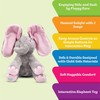 Dimple Kaia Peek A Boo Elephant Toy, Interactive Singing Stuffed