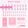 Olive & June Instant Mani Press-On Nails (Glue) Medium, Oval