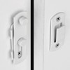 Wocoe 3 Packs Barn Door Latches， 2.75"x 2.02"Matte White |