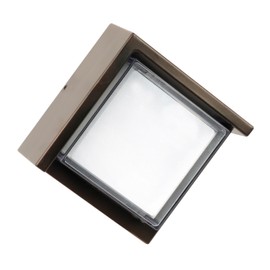 Feit Electric S5sqwm/830/Ddbz 7.5 Watt 500 Lumen 3000 Kelvin Bronze Dusk To Dawn Square Led Wall Light