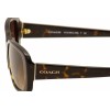 Coach Women's HC8168 512013 Sunglasses Dark Tortoise/Brown Gradient 56mm