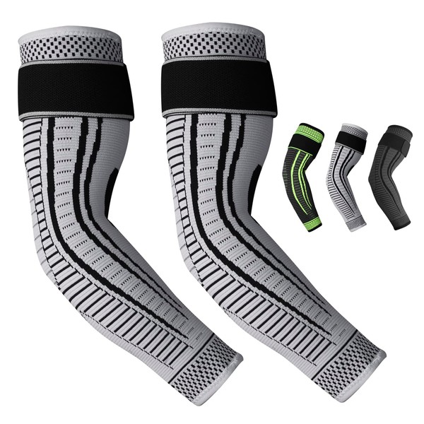 Ruilala Elbow Support Compression for Women Men Breathable Elbow Bandages