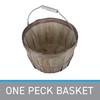 SSWBasics One Peck Basket With Handle - Set of 3