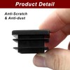 LifCratms 12 Pack 1-1/4 Inch (32mm) Square Plastic Plug, Square