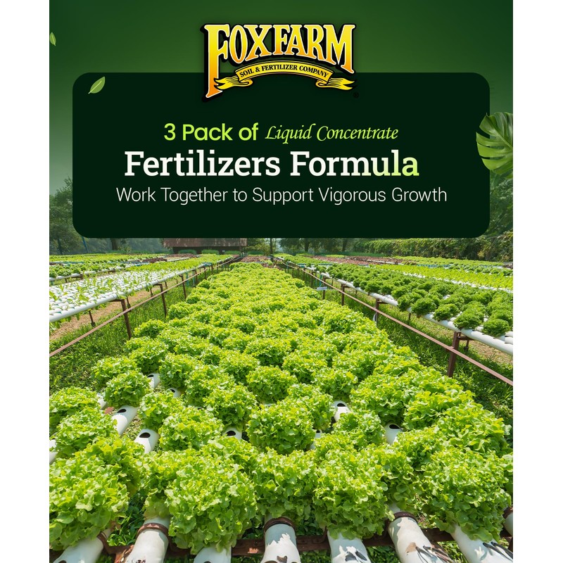 FoxFarm Hydro Liquid Trio Pack - Big Bloom, Grow Big