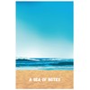 A Sea Of Notes: Sea Themed White Blank Lined Notebook