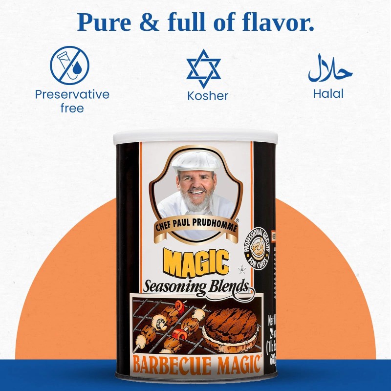 Magic Seasoning Blends Chef Paul Bbq Magic Seasoning 24Oz Smoky
