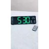 Oailgent Reloj De Pared Digital Con Termómetro, Alarmas Y Calendario