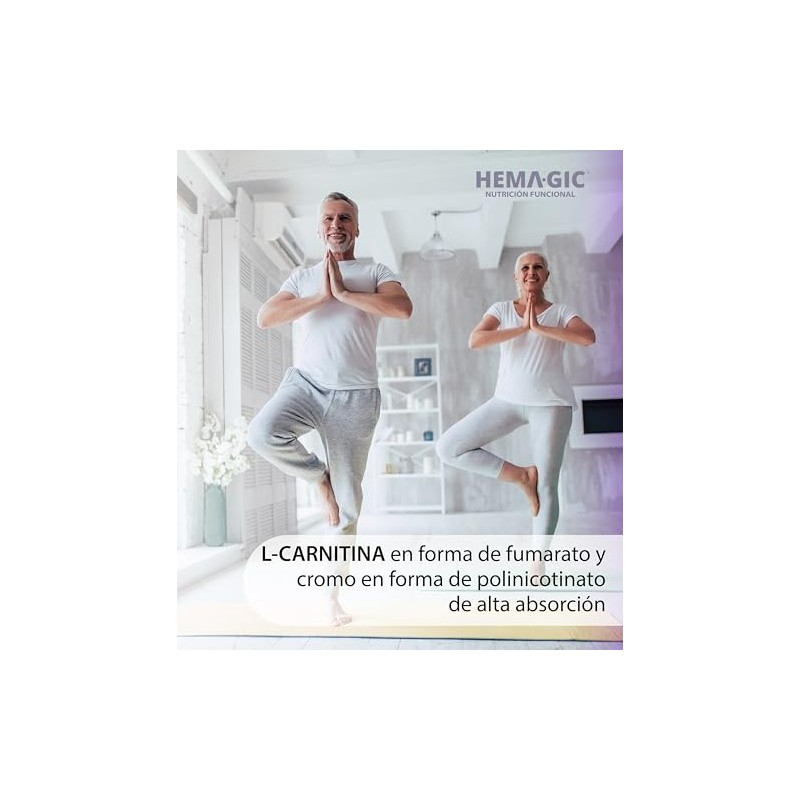 Lecar Carnitina Cromo Tabletas 650 Suplementos Alimenticios Fórmula Celulosa Microcristalina