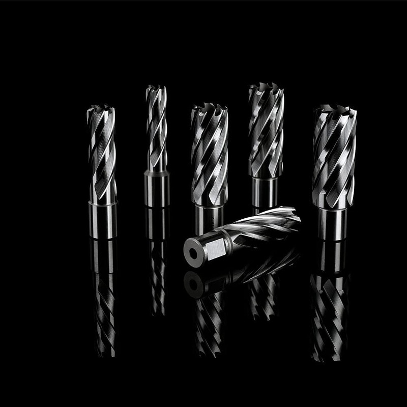 OSCARBIDE Annular Cutter Set 8 Pieces, 3/4" Weldon Shank,2" Cutting