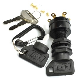 HD Switch Ignition Switch Replaces Club Car Gas 1996-2002 DS, XRT, Turf, Carryall I & II w/ 4 Keys Clubcar