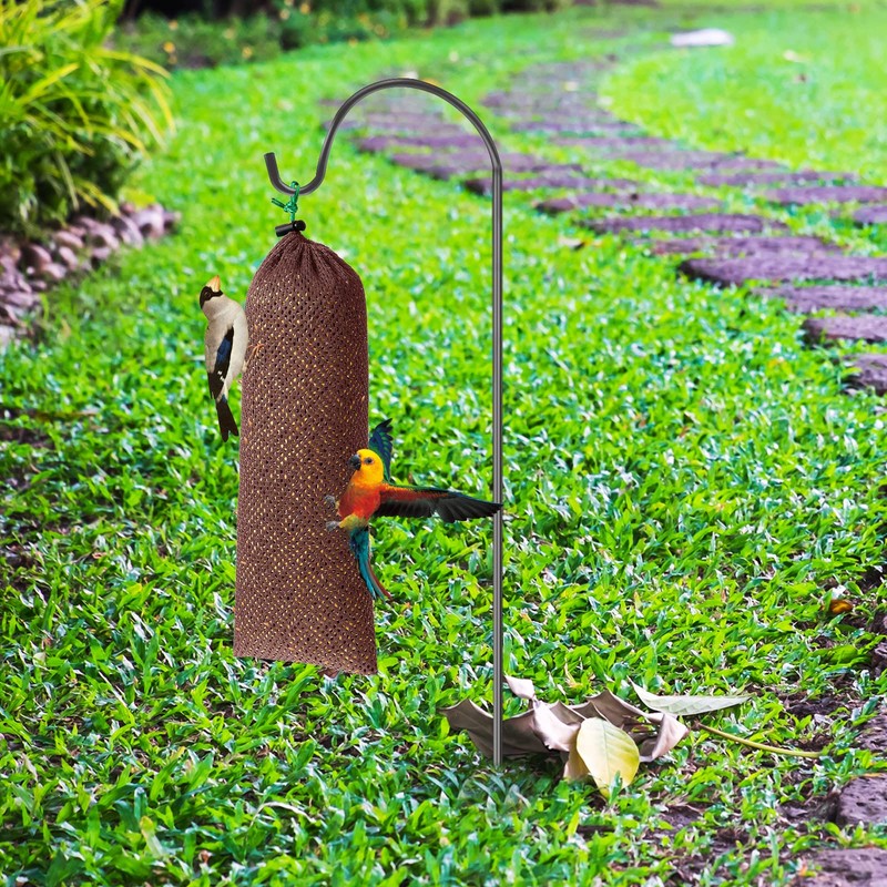 Weewooday 6 Pieces Finch Sock Feeder, Thistle Seed Sock Bird