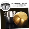 Mobestech 2pcs Stainless Steel Sauce Salad Bowl Multipurpose Kitchen Utensils