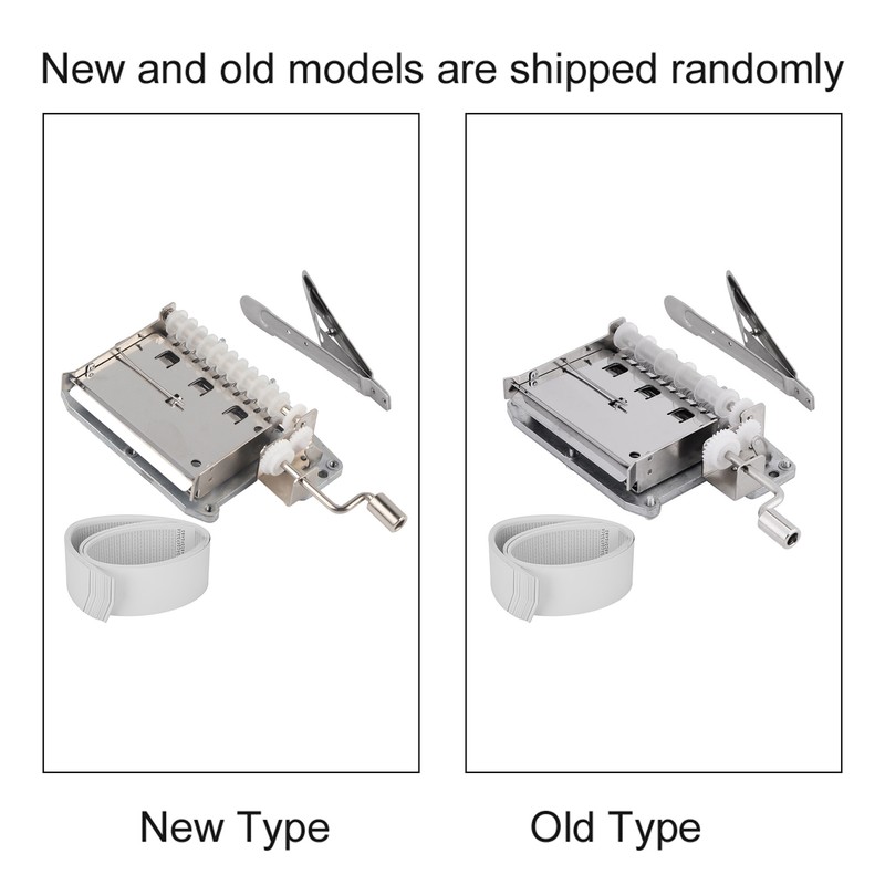DIY 30 Note Tape Hand Crank Music Box Movement Hole