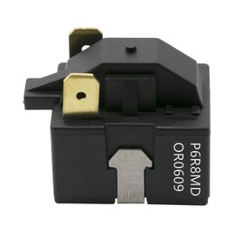 spartshome iRomehony Refrigerator PTC Starter Compressor Start Relay Replacement For P6R8MD OR0609 2 pin Fit for Kenmore LG Magic Chef Refrigerator dehumidier PTC Starter