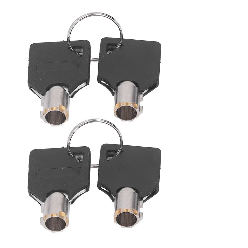 2Pcs Key Switch Box Stainless Steel Universal with Keys Accessory