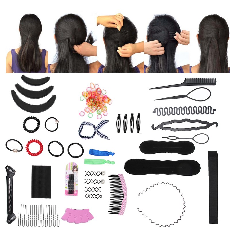 Professional DIY Hair Accessories Pin Clip Tail Comb Hair Braiding