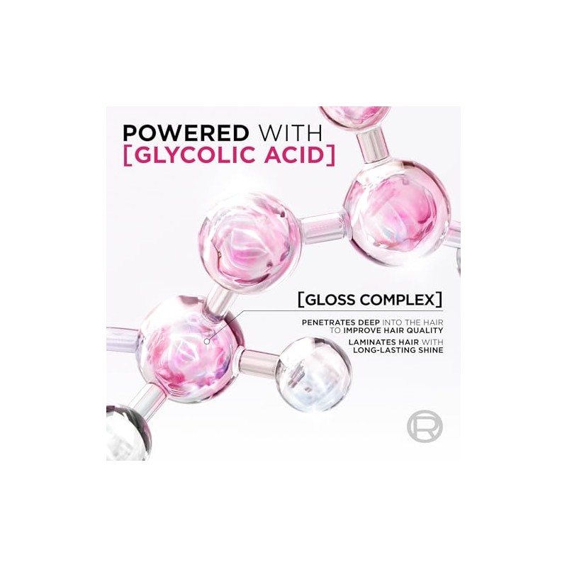 L'Oréal Paris Elvive Glycolic Gloss Shampoo, Conditioner & Treatment Set