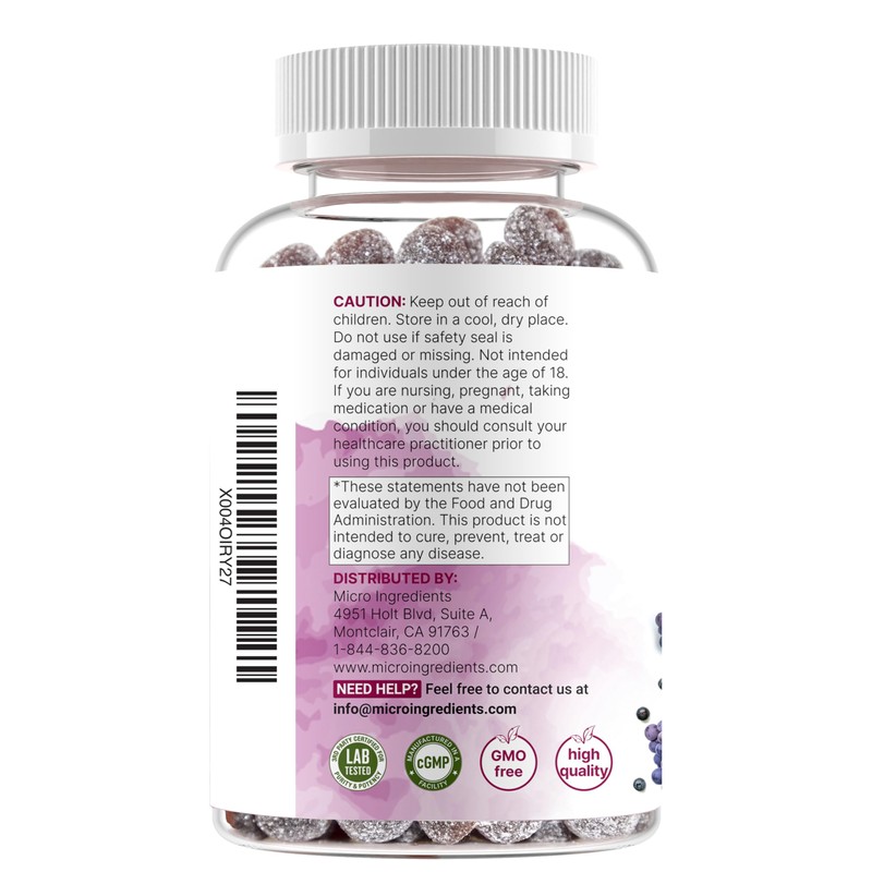 Magnesium Glycinate Gummies 400mg Per Serving, 120 Count | Natural