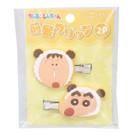 Eye Planning Crayon Shin-chan Bangs Clip 2P Yellow K1855D