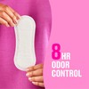 Carefree Panty Liners for Women, Extra Long, Unwrapped, Unscented, 100ct