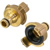 Poppstar Brass Quick Coupling System Geka to Plug-In Coupling for
