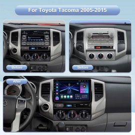 5GWiFi Upgrade Car Stereo Radio for Toyota Tacoma 2005-2015- Wireless Carplay and Android Auto GPS Navigation - 4GB+32GB 9.2 inch Touchscreen Bluetooth RDS FM SWC