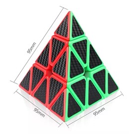 La Fabrica Del Juego Cubo Magico Pyraminx Carbon Fiber 3x3 Destreza